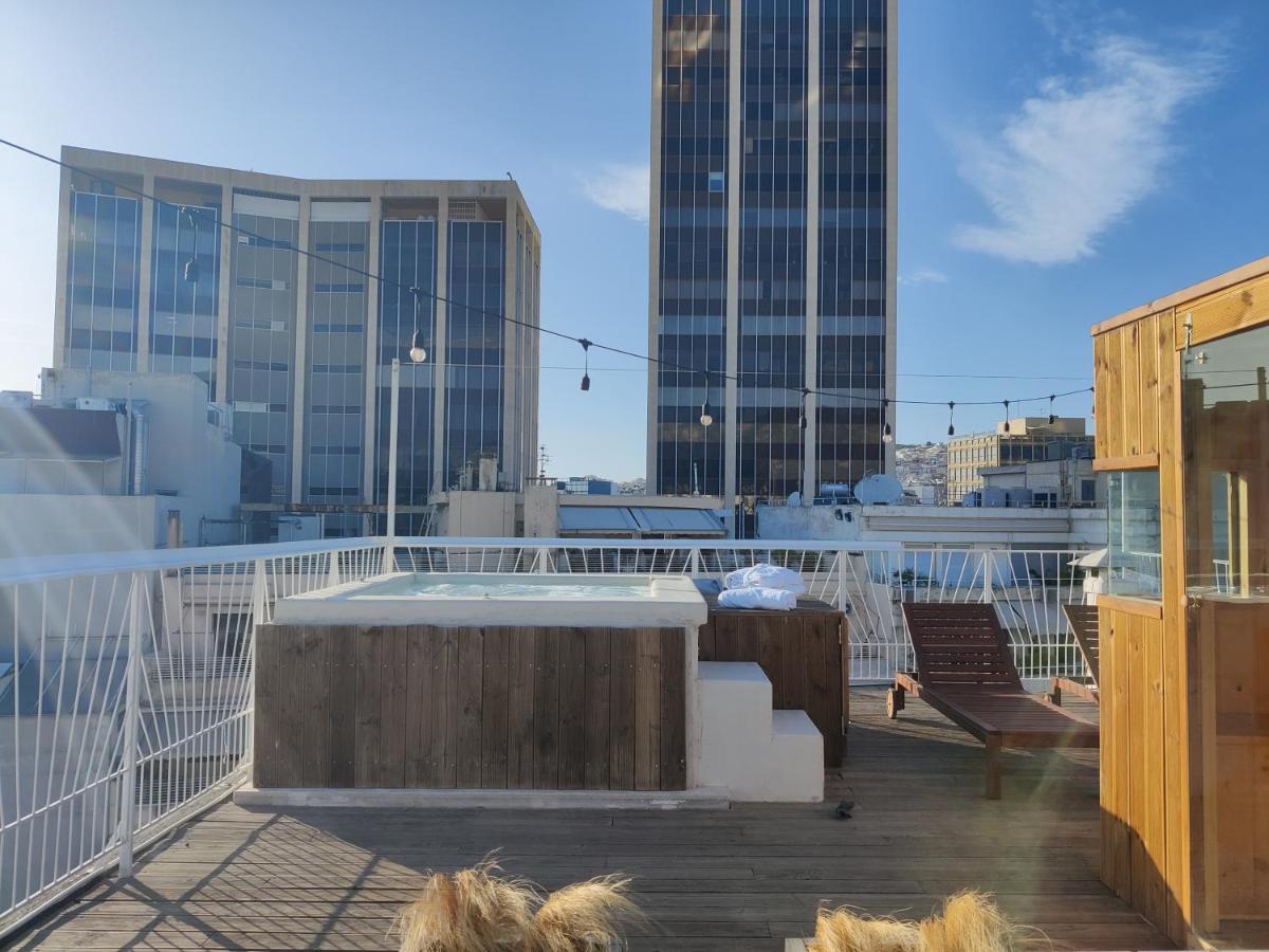 Unique Solar Penthouse With Jacuzzi And Sauna In Central Atenas Exterior foto